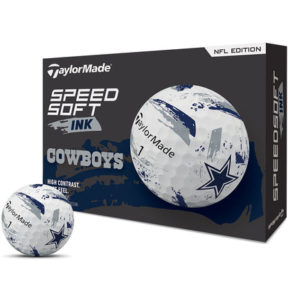 TaylorMade SpeedSoft Ink NFL Golf Balls