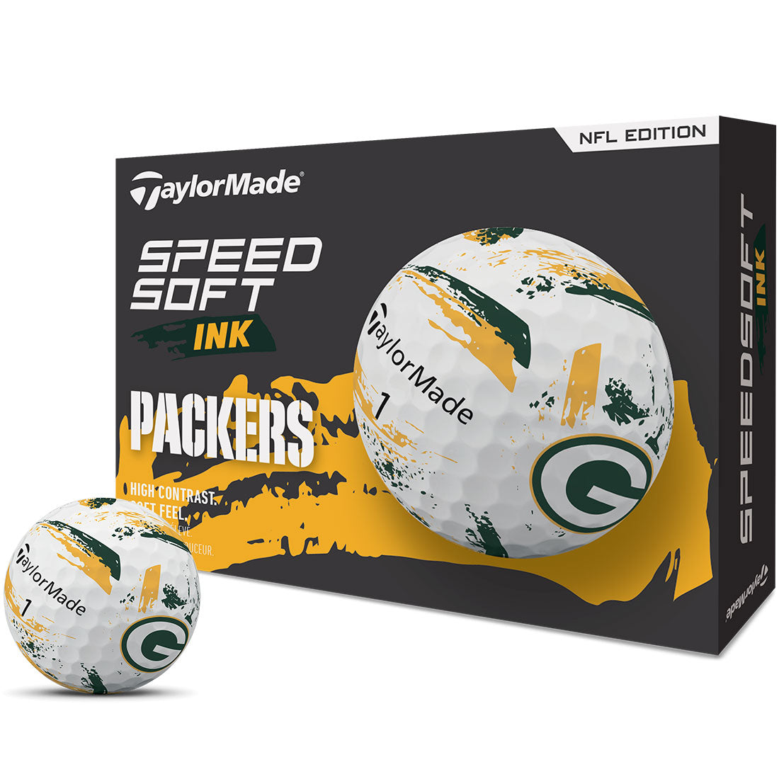 TaylorMade SpeedSoft Ink NFL Golf Balls
