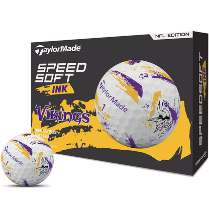TaylorMade SpeedSoft Ink NFL Golf Balls
