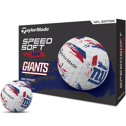 TaylorMade SpeedSoft Ink NFL Golf Balls