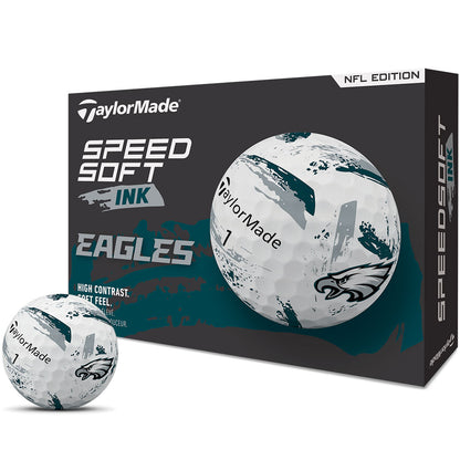 TaylorMade SpeedSoft Ink NFL Golf Balls