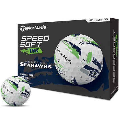 TaylorMade SpeedSoft Ink NFL Golf Balls