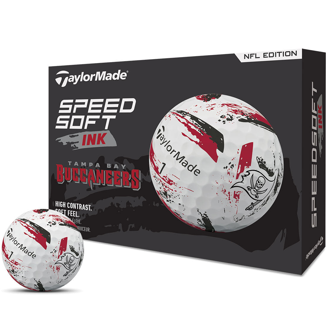 TaylorMade SpeedSoft Ink NFL Golf Balls