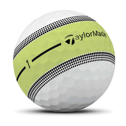 TaylorMade Tour Response Stripe Yellow Golf Balls