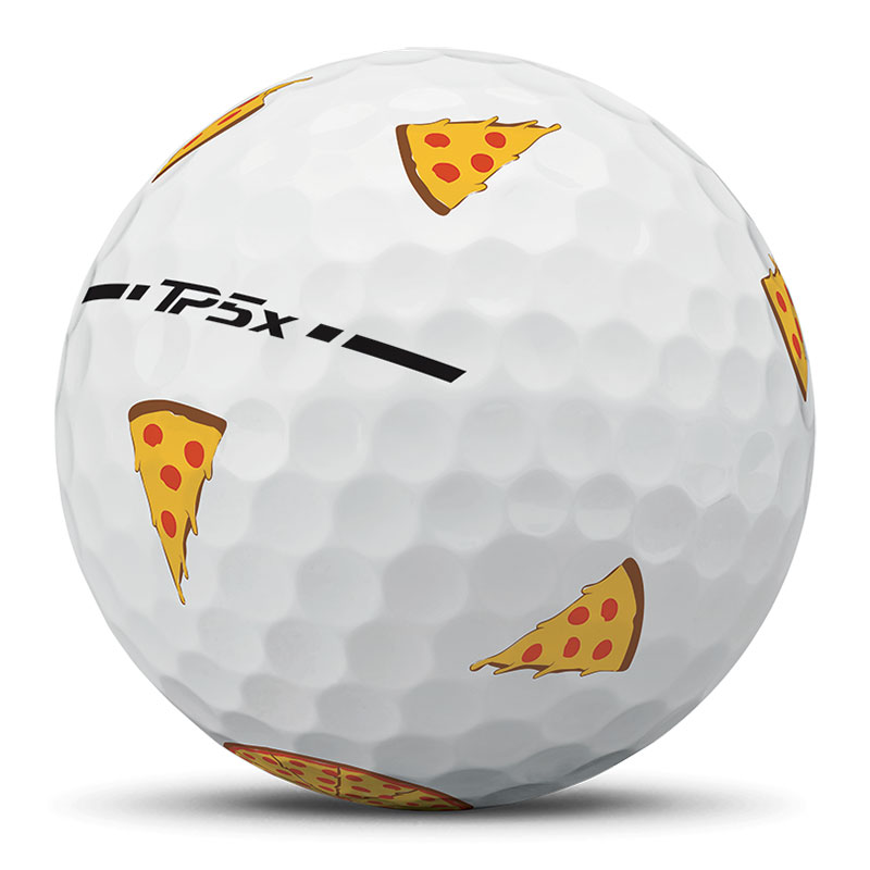 TaylorMade TP5x Pix Pizza Party Golf Balls
