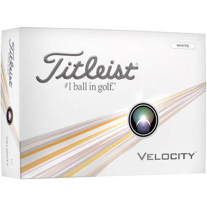 Titleist 2024 Velocity White Golf Balls