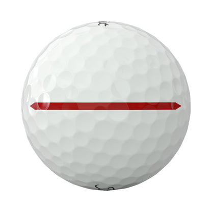 Titleist Pro V1x Left Dash Aim Performance Red Line Golf Balls