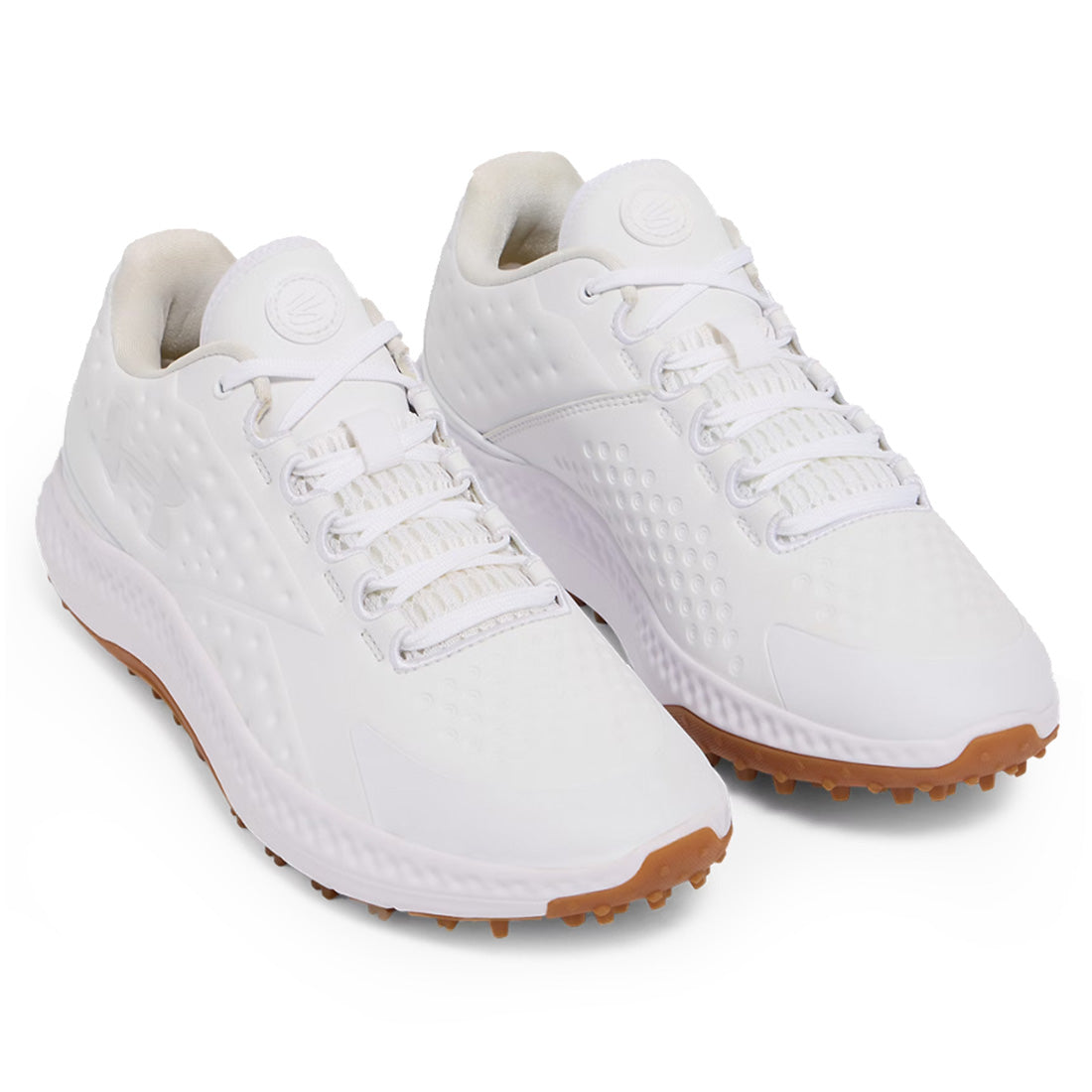 Under Armour Curry 1 Golf Shoes White/Gum