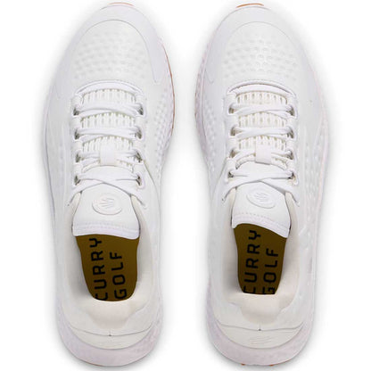 Under Armour Curry 1 Golf Shoes White/Gum