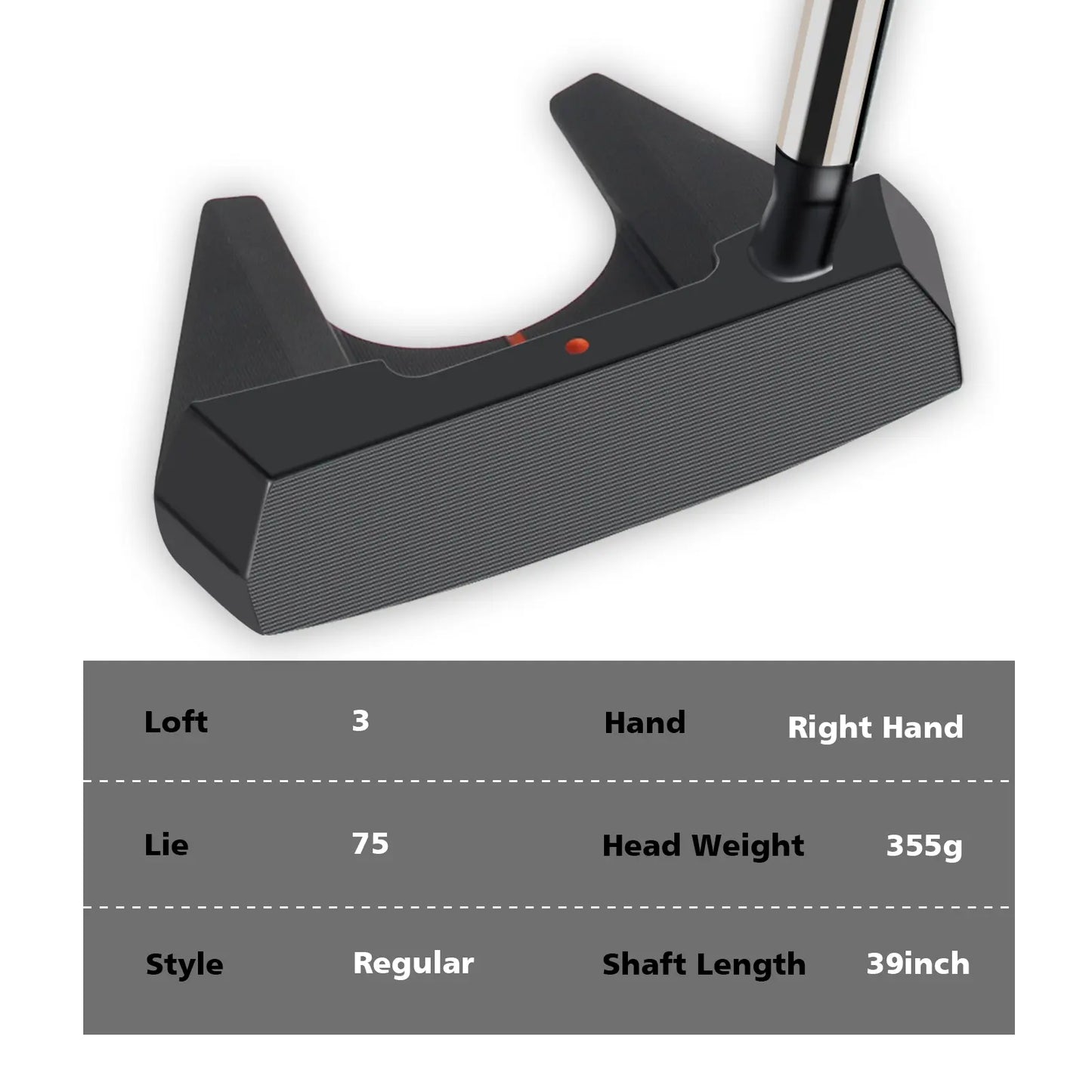 Yamato CNC Milled Golf Putter for Men Right Hand – Stainless Steel Mallet