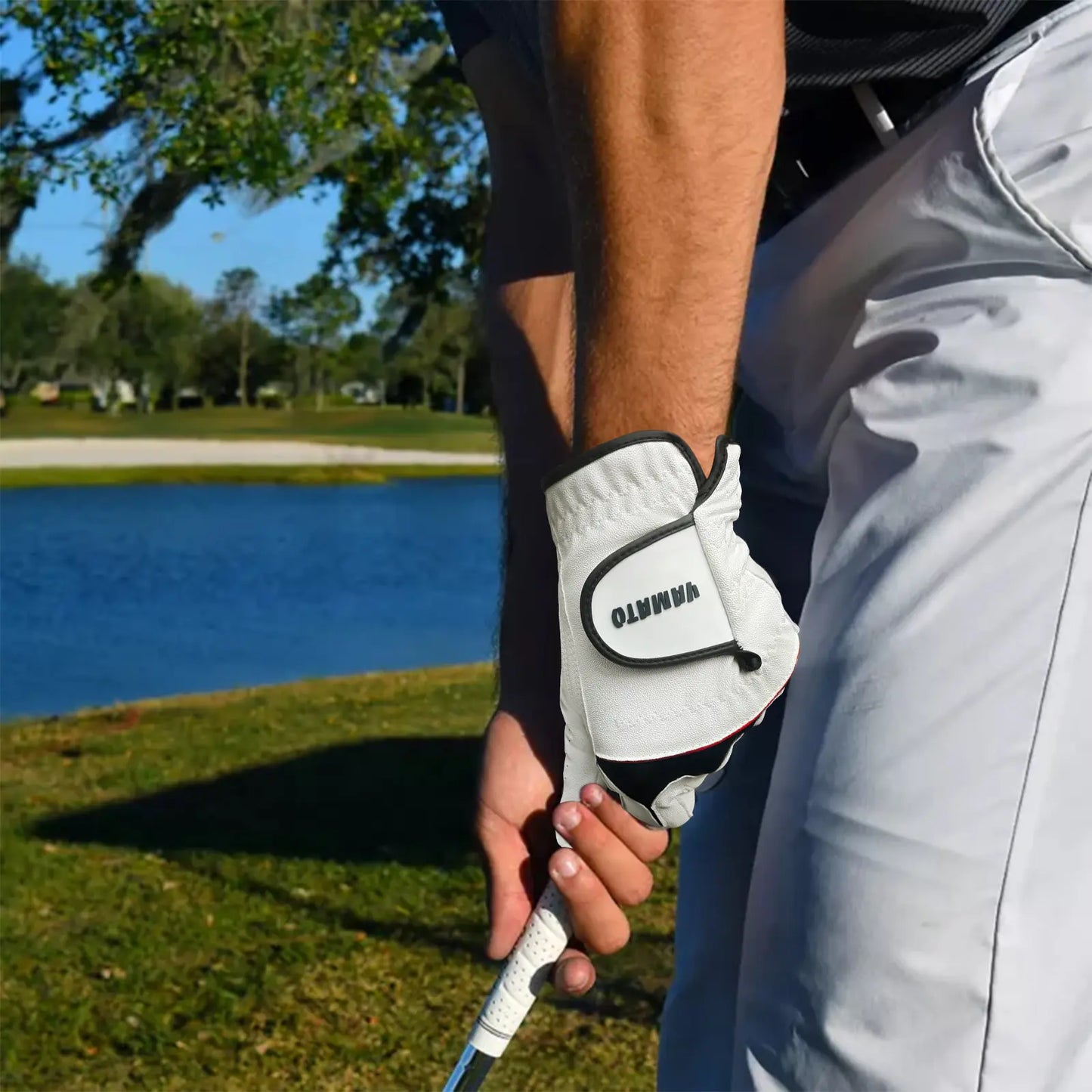 Yamato Premium Golf Gloves for Men – Breathable Cabretta Leather with Enhanced Grip