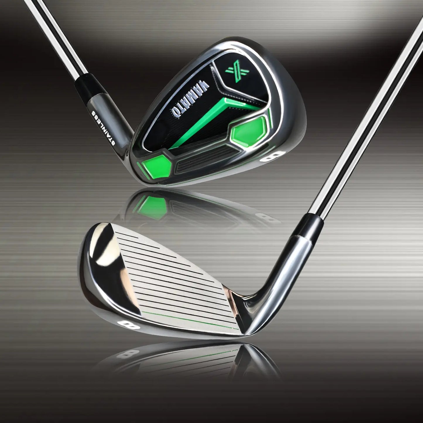 Yamato Golf Iron Set – 6 Piece Right Hand Irons (No.5–9 + P) – Stainless or Carbon Shaft – Men's Cavity Back Clubs