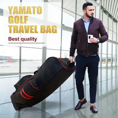 Yamato Golf Travel Bag GTB01 – Padded Rolling Cover for Clubs
