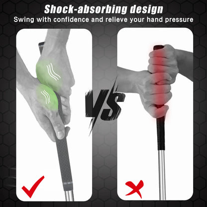 Yamato Single-Color Gray Golf Grips 8-Pack – Soft, Non-Slip Grip