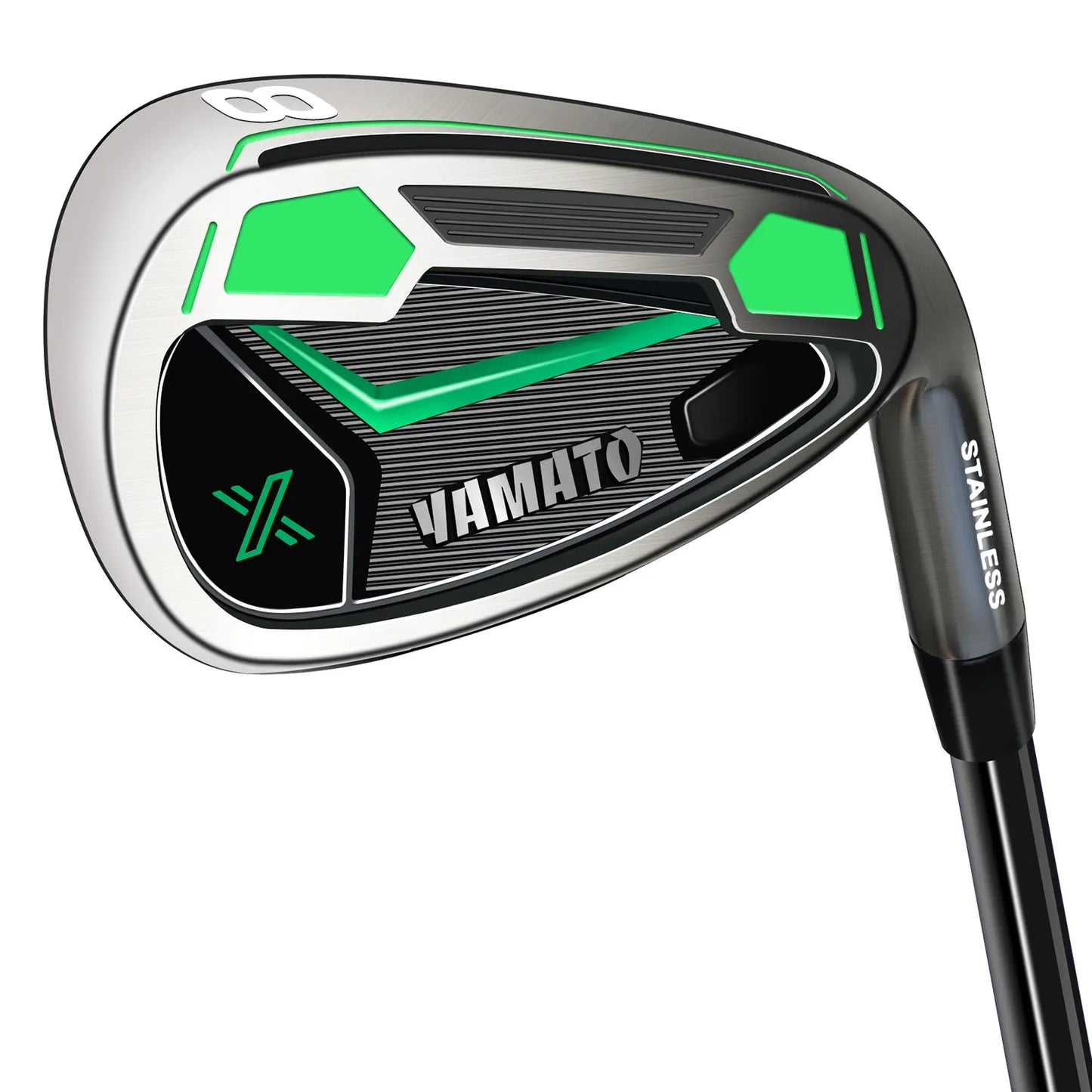 Yamato Golf Iron Club Single – No.5 6 7 8 9 – Stainless/Carbon Shaft – Right Handed – Men's Golf Irons