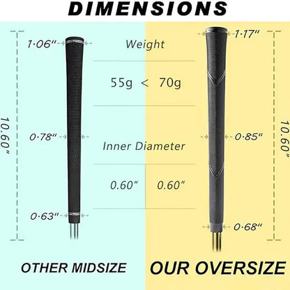 Yamato Jumbo Golf Grips Set – Oversize Arthritic Grips (8/13pcs)