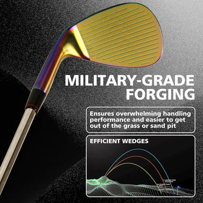 Yamato Rainbow Golf Wedges Set – Full Face Milled