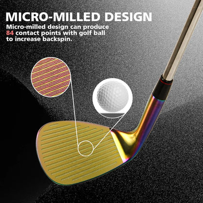 Yamato Rainbow Golf Wedge – Full Face Milled Spin & Style Performer