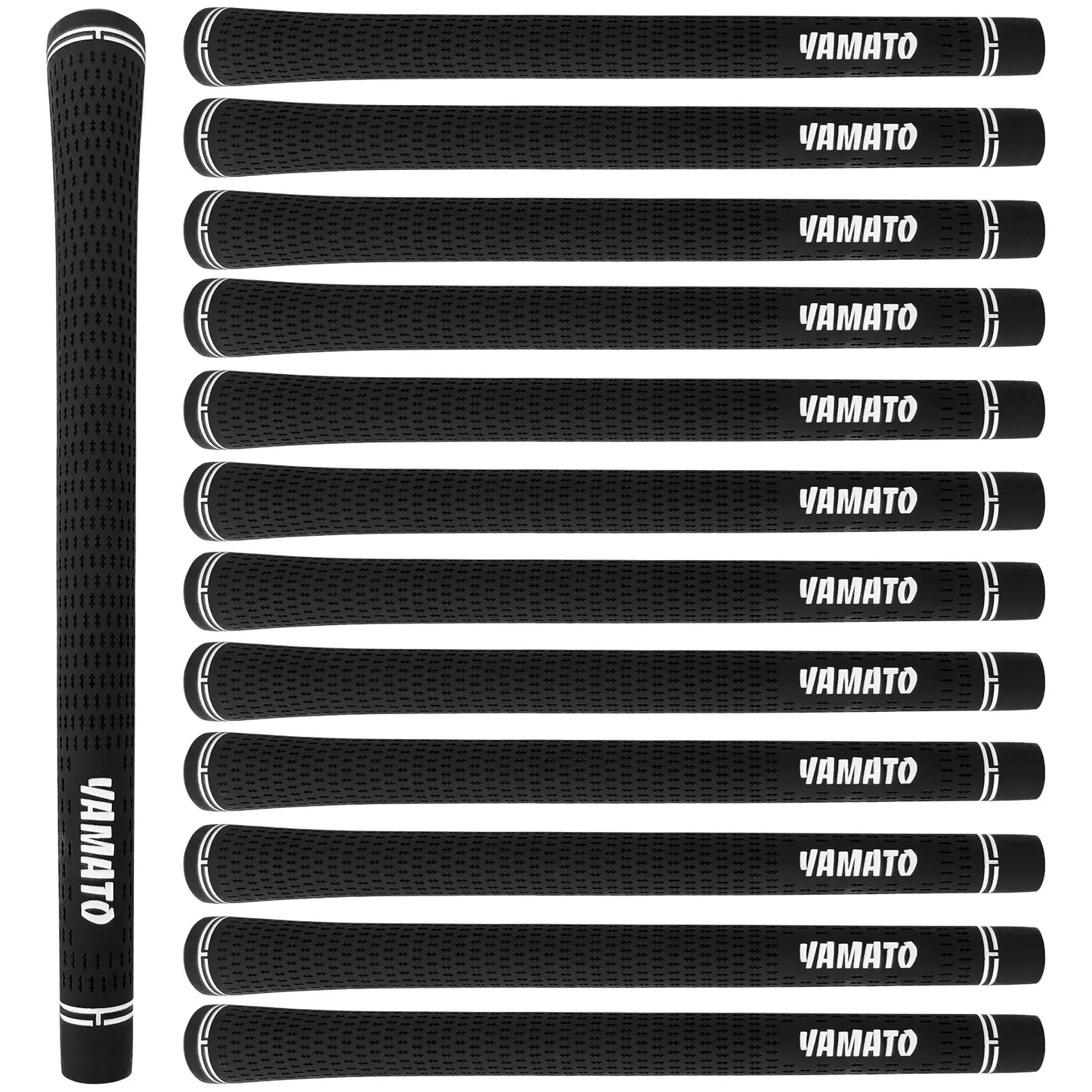 Yamato Rubber Golf Grips Set – Black/Blue 13pcs