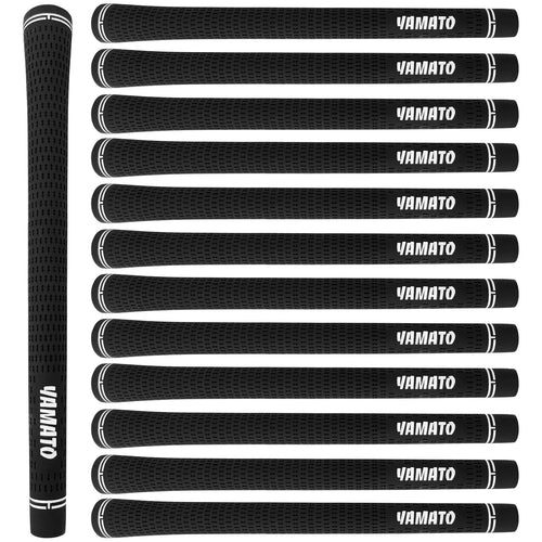 Yamato Rubber Golf Grips Set – Black/Blue 13pcs