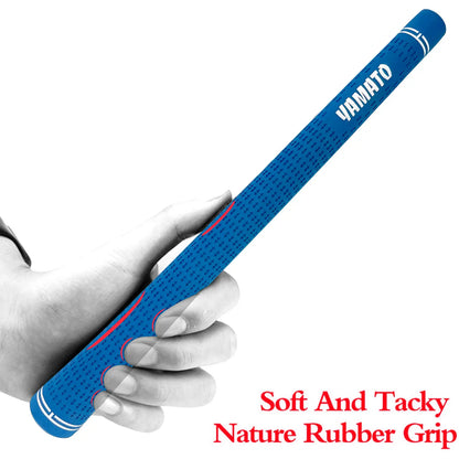 Yamato Rubber Golf Grips Set – Black/Blue 13pcs