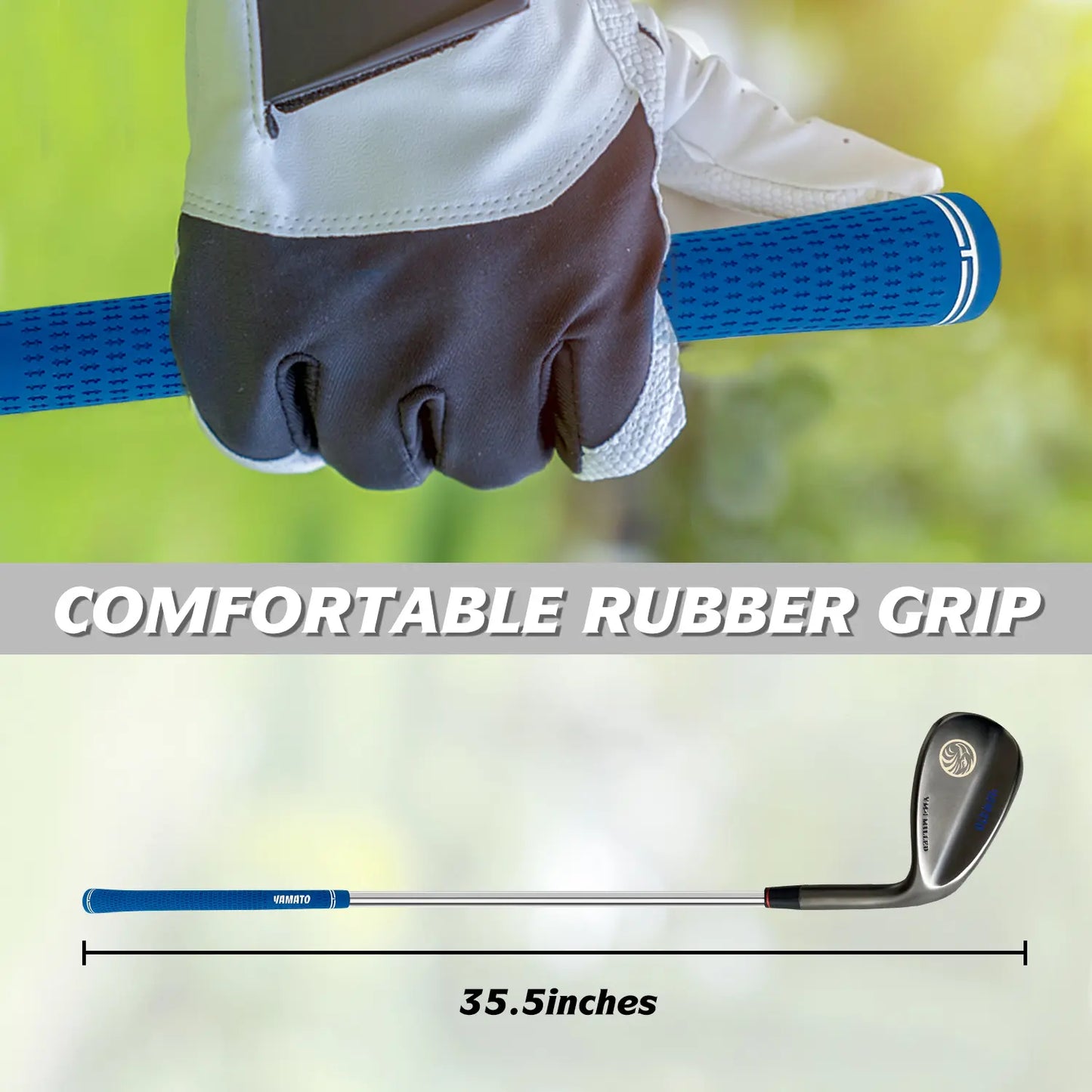 Yamato 3-Piece Golf Wedge Set – Forged Carbon Steel, Versatile Control