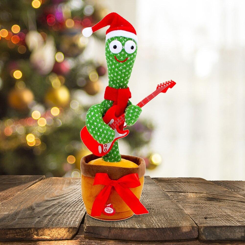 Juguete de cactus bailarín de navidad