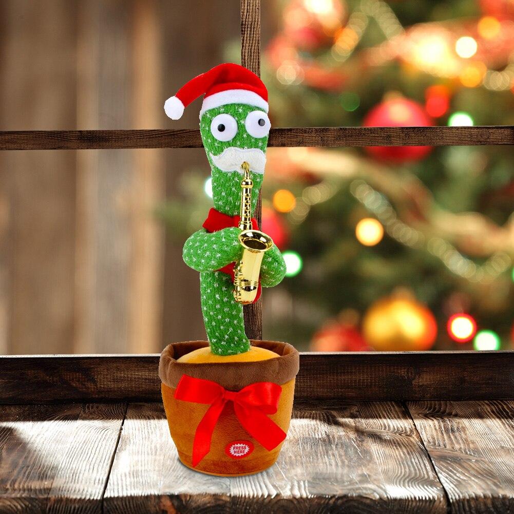 Juguete de cactus bailarín de navidad