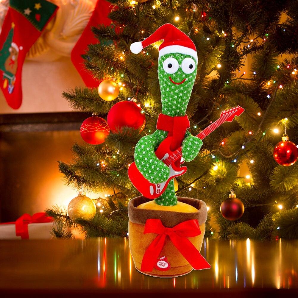 Juguete de cactus bailarín de navidad