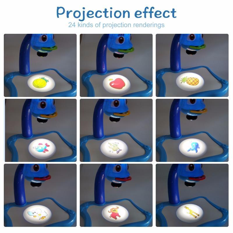 Mesa de dibujo de proyector led