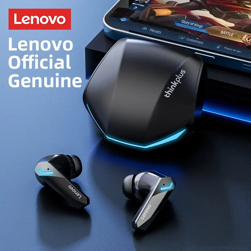 Lenovo-auriculares inalámbricos GM2 Pro originales, cascos con micrófono, baja latencia, modo doble de juegos, llamadas en HD, audífonos con bluetooth 5.3