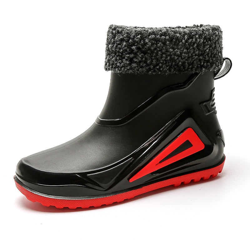 Botas de lluvia antideslizantes impermeable para hombre