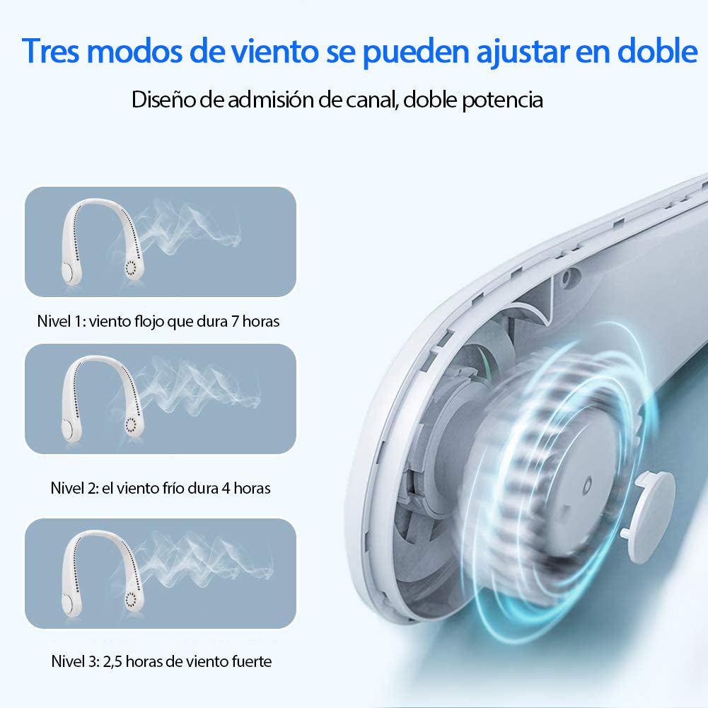 Ventilador de cuello inalámbrico - CoolAire™